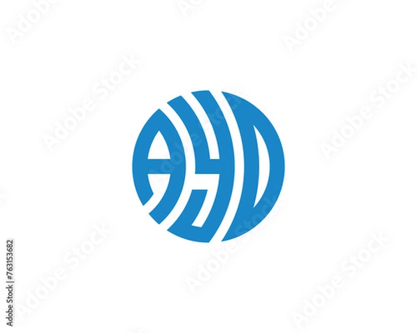 Obraz AYD logo design vector template
