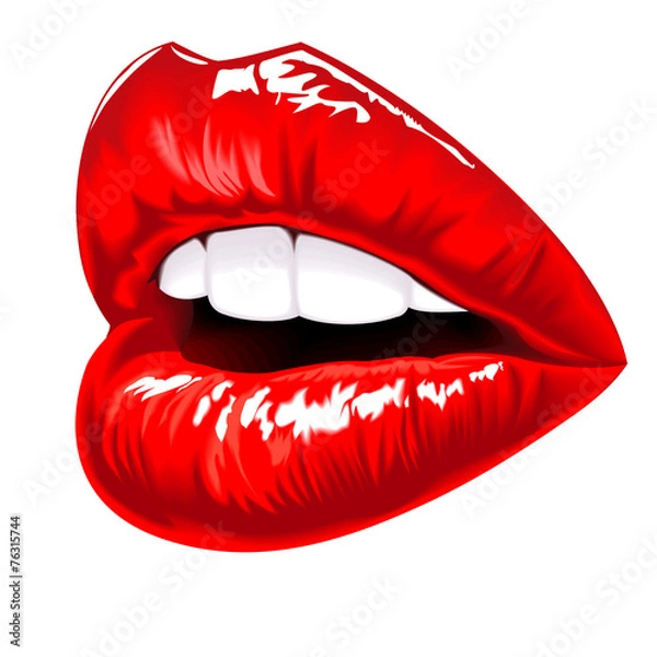 Fototapeta lips