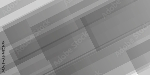 Obraz Abstract background with squares. Abstract minimal geometric white and gray light background design. white transparent material in triangle diamond and squares shapes in random geometric pattern.