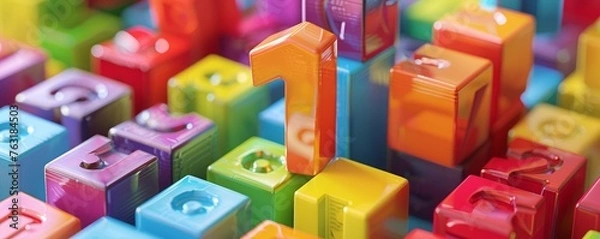 Fototapeta number one background.