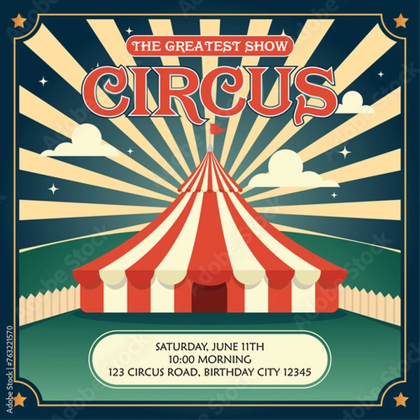 Obraz Circus Invitation