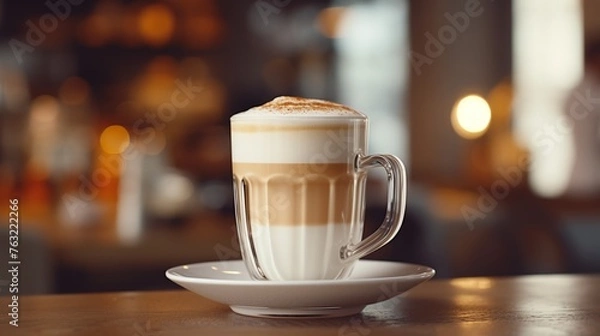 Obraz cappuccino in cafe