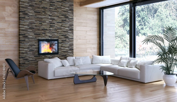 Fototapeta Living room