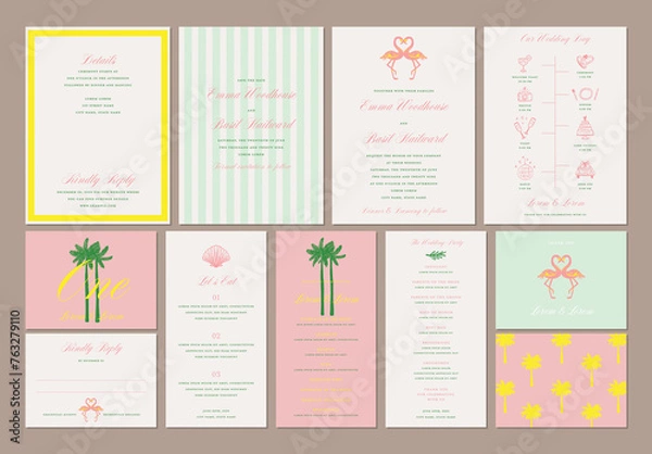 Obraz Tropical Festive Wedding Collection