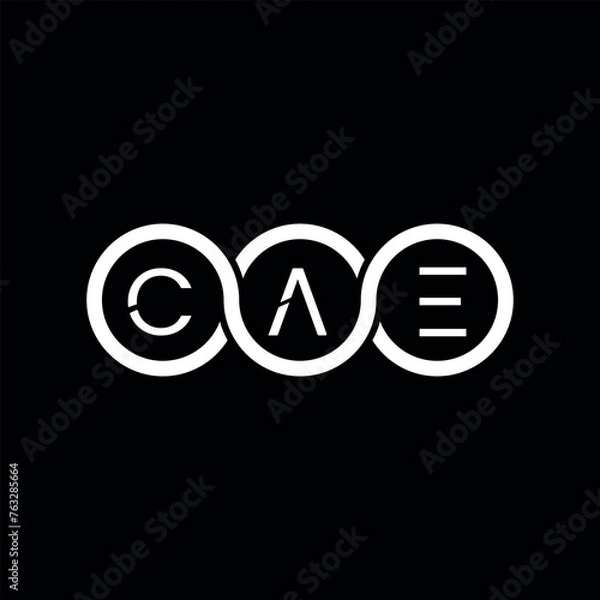 Obraz CAE Creative logo And Icon Design