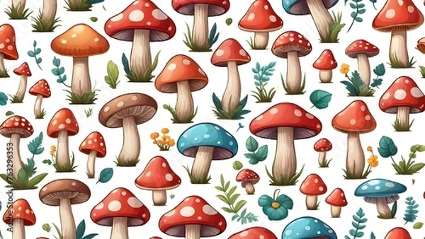 Obraz Mushrooms Wallpaper