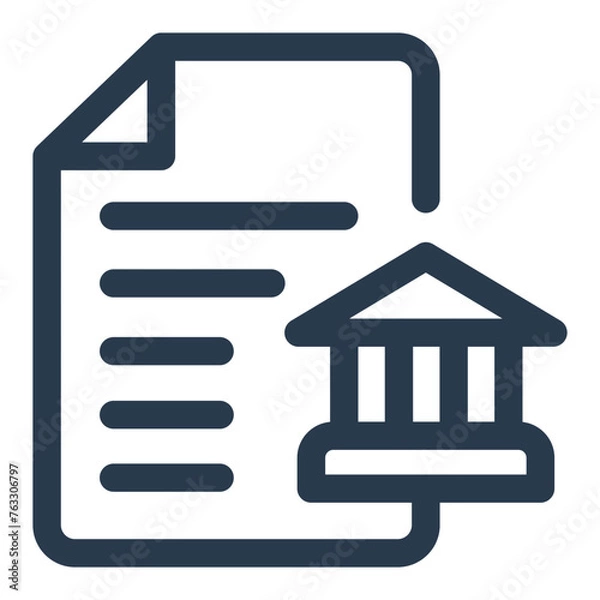 Fototapeta Bank Statements Provided by The Bank