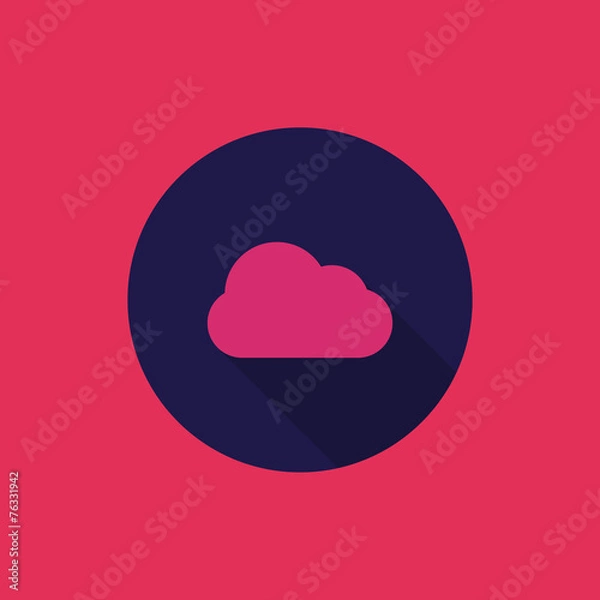 Obraz Cloud Flat Icon