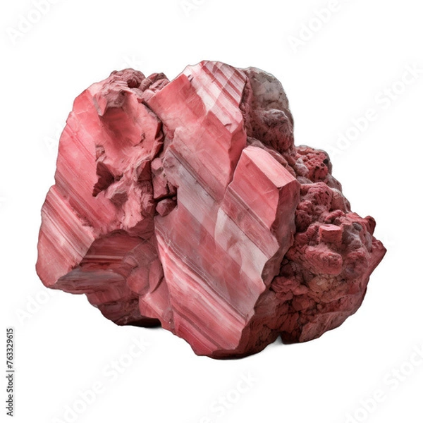 Fototapeta Thulite isolated on transparent background