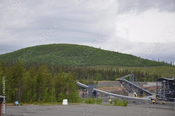 Obraz Malmberget in Sweden