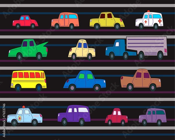 Fototapeta Traffic Wall Paper