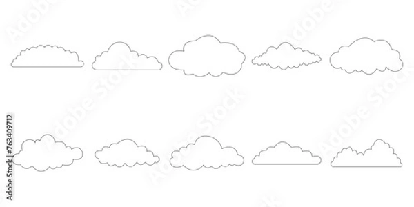 Obraz Cloud Line