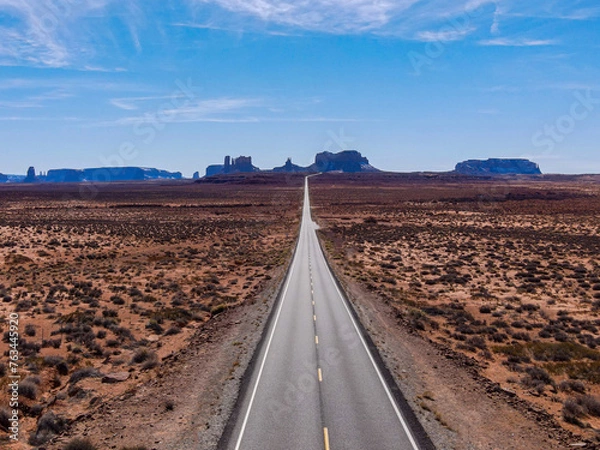 Obraz Monument Valley from Forrest Gump running point