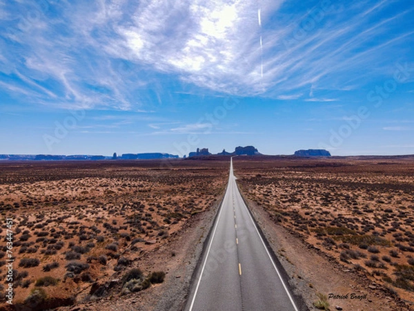 Obraz Monument Valley from Forrest Gump point