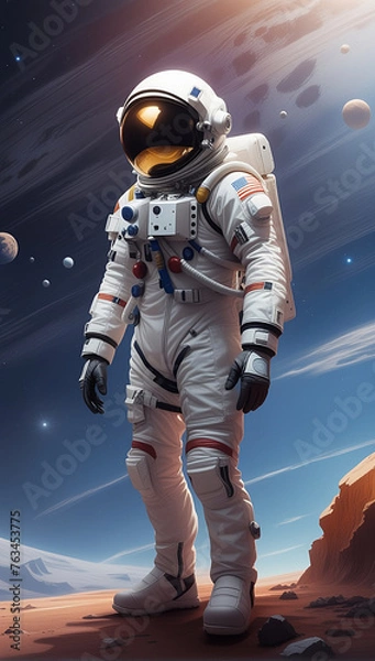 Fototapeta astronaut in space