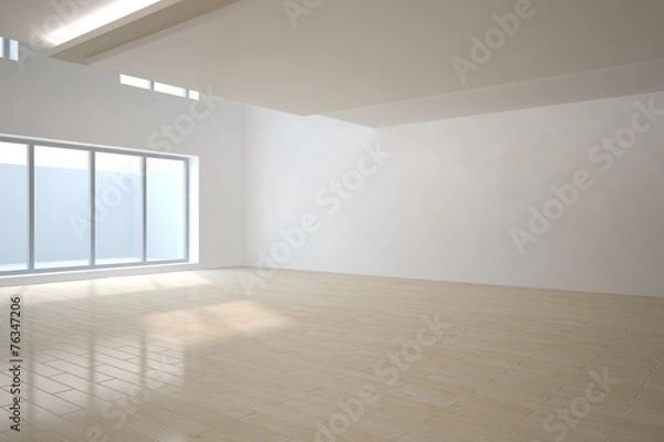 Fototapeta white empty interior concept