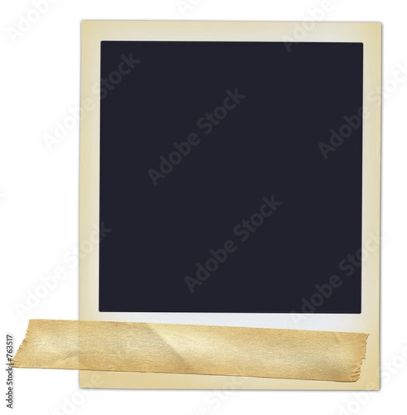 Obraz polaroid with tape