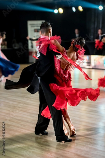 Obraz couple dancing standard dance