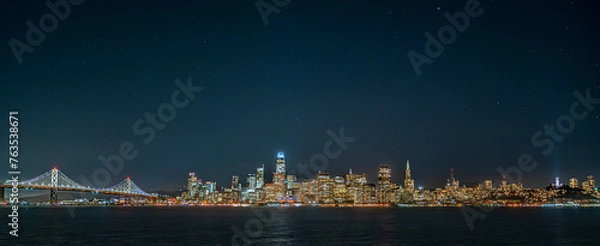Obraz San Francisco night panorama