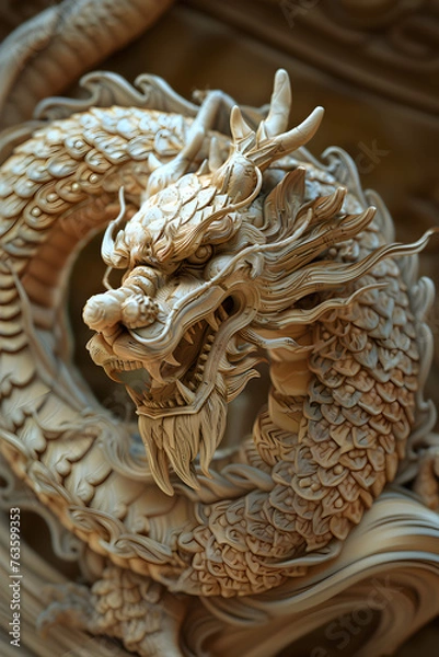 Obraz chinese style dragon