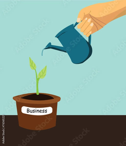 Obraz Watering Business