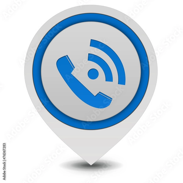 Obraz calls pointer icon on white background