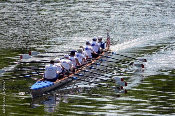 Obraz Ruderboot für neun