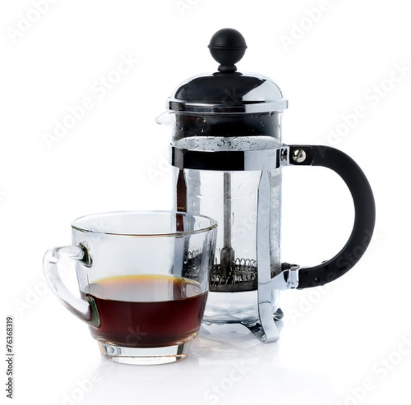 Fototapeta francuski dzbanek do kawy