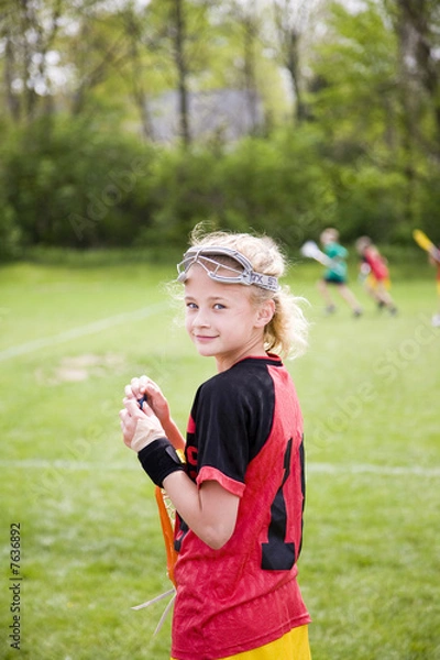 Obraz Lacrosse player on the sideline