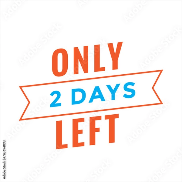 Fototapeta Countdown of days 1,2,3,4,5,6,7,8,9,10. The days left badges. A countdown is going on, one day I left a badge and a label to calculate the date of work. Offer timer, sticker limited to a few days.

