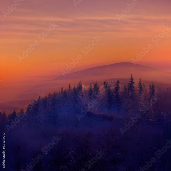 Obraz Same place in different seasons