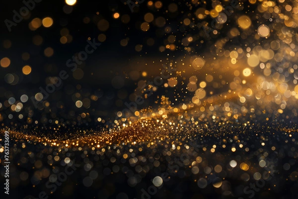 Obraz 降り注ぐゴールドラメ