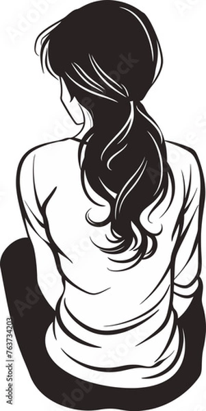 Obraz Empowering Women Vibrant Vector Illustrations of Strength and Courage