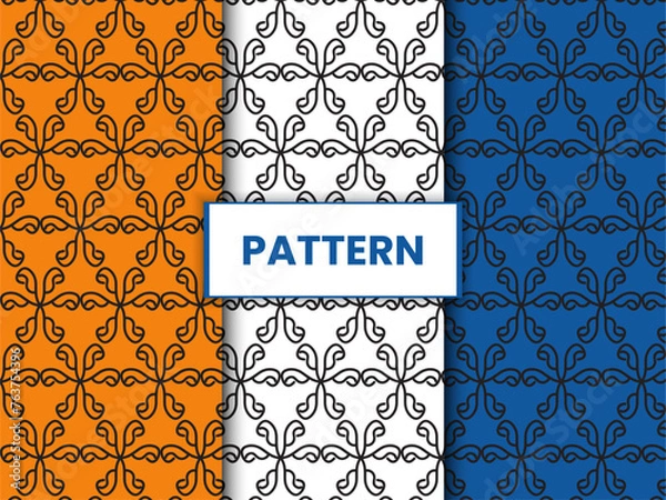 Fototapeta Collection of Geometric minimalist lines pattern set Design