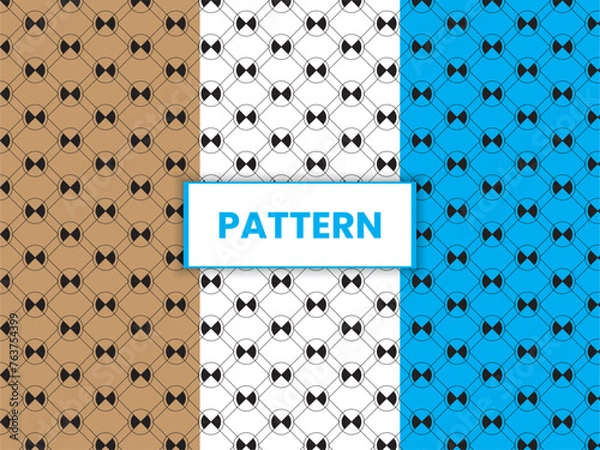 Fototapeta Collection of Geometric minimalist lines pattern set Design