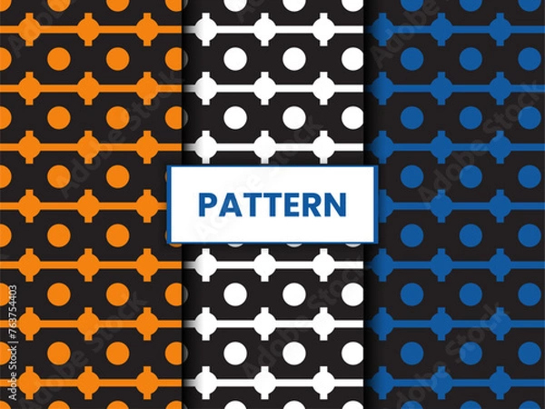 Fototapeta Collection of Geometric minimalist lines pattern set Design