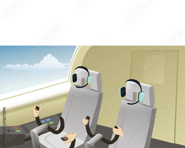 Obraz cockpit