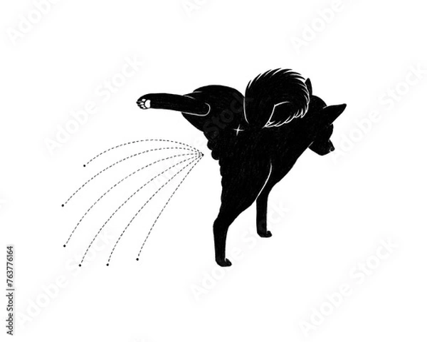 Fototapeta dog's pee