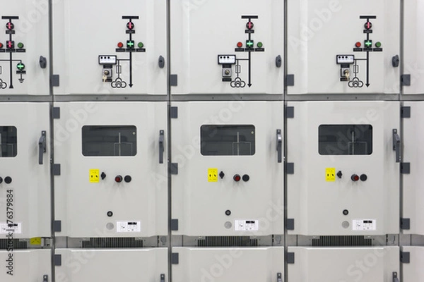 Obraz industrial electrical substation