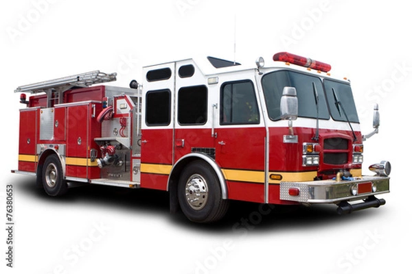 Obraz Wóz strażacki