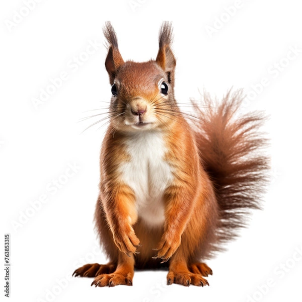Obraz a squirrel isolated on transparent background