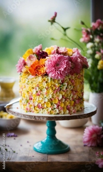 Obraz cake with fruits