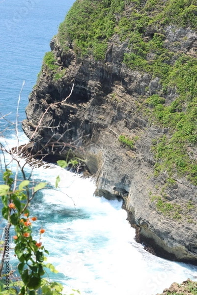 Fototapeta rocky coast of the island