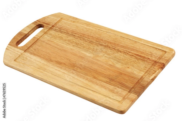 Obraz Cutting board on white background