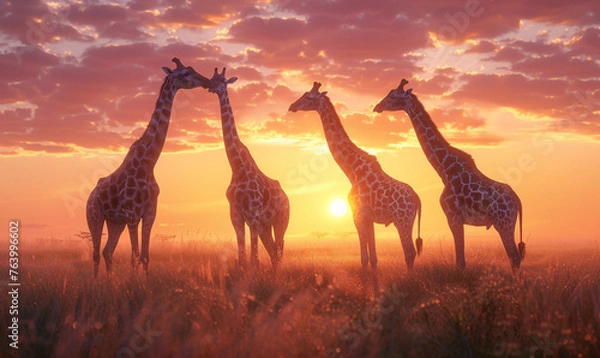Fototapeta Giraffes89