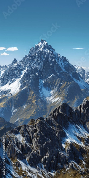 Obraz AI-generated majestic and beautiful mountains
