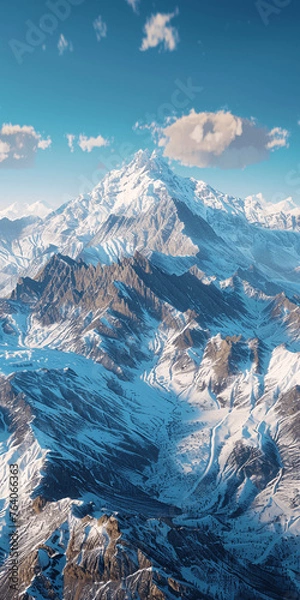 Obraz AI-generated majestic and beautiful mountains