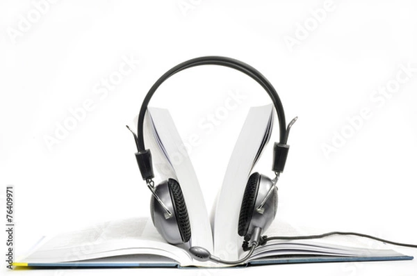 Obraz Opened audiobook