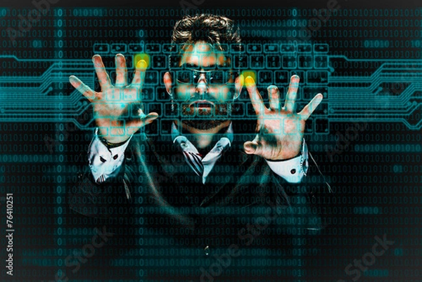 Fototapeta Cyber informatic