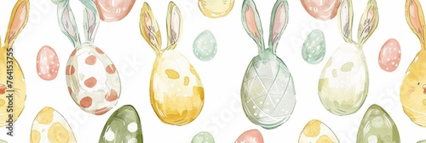 Fototapeta Easter illustration